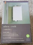 Allen+roth Charlotte 4.8"X4.92"X9" Polished Chrome Led Modern Vanity Light New. Fixed Price $55.98.