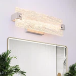 Dimmable 10W Brushed Nickel Led Bathroom Vanity Light With Crystal Bar Design. Fixed Price $133.99.