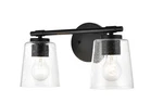 Millennium Lighting 8112 15"W Bathroom Vanity - Black. Fixed Price $149.90.