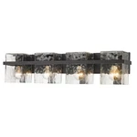 Z-lite Bennington Light Vanity, Matte Black/clear 1938-4V-MB. Fixed Price $426.00.