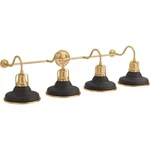 Kohler Lighting Hauksbee 47IN 4-LIGHT Vanity Matte Black, Dimmable. Fixed Price $821.05.