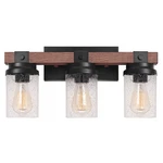 Farmhouse Vanity Fixtures, 3-LIGHT Rustic Bathroom Lights Over Mirror W.... Fixed Price $95.64.