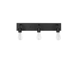 Hampton Bay Northvale 24 In. 3-LIGHT Matte Black Vanity Light-missing. Fixed Price $50.00.