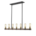 Z-lite Kirkland Light Island/billiard, Rustic Mahogany 472-7L-RM. Fixed Price $169.99.
