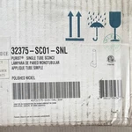 Kohler Purist Single Tube Wall Sconce Polished Nickel Etl 32375-SC01-SNL. Fixed Price $125.00.