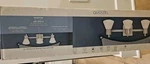 Quoizel Led Lighting Norton 3-LIGHT Brushed Nickel Transitional Vanity 24". Fixed Price $44.88.