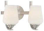 Minka Lavery 1922 Shyloh Light 14"W Vantage Bathroom Vanity - Nickel. Fixed Price $67.20.