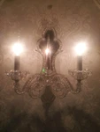 Piece Schonbek Sconce 9620-48. Fixed Price $1600.00.