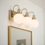Kichler Lighting Hex 22.75 In. 3-LIGHT Champagne Vanity. Fixed Price $397.95.