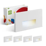 Led Recessed Step Fixture Outdoor Indoor Stair Tread Lighting 3CCT Dim. Fixed Price $84.01.