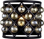 Madison Mocha Iron And Crystal Wall Sconce Elegant Lighting. Fixed Price $370.00.
