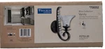 Progress Lighting Antique Bronze Vanity Sconce Fluted Glass 60W F1. Fixed Price $26.95.