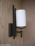 Lithonia 10850BZB Glass Wall Sconce Lighting 13 Watts Bronze. Fixed Price $59.95.