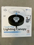 Skyx 5524-MB Skyplug Lighting Canopy & Play Black Nib. Fixed Price $19.44.