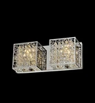 2 Lights Contemporary Modern Crystal Wall Sconce Home Decorative W:16" X H: 5". Fixed Price $84.00.