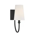 Savoy House 9-2542-1 Cameron 13" Tall Wall Sconce Black. Fixed Price $110.50.
