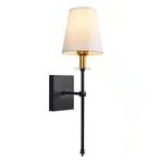 2PK Cordless Rechargeable Operated Wall Light With Remote Control, 2-TONE Finish. Fixed Price $64.00.
