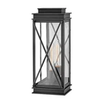 Hinkley Lighting Montecito Outdoor Wall Mount Museum Black - 11194MB. Fixed Price $296.65.