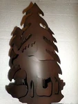 Hampton Bay Wildlife Moose 13" Wall Sconce 181 462 Antique Copper. Fixed Price $169.99.