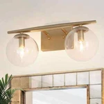 Uolfin Modern Globe Bathroom Vanity 2-LIGHT Gold Bedroom Wall Sconce. Fixed Price $34.03.