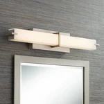 Kichler Zel 25 3/4" Wide Brushed Nickel Modern Linear Led Bath Light. Fixed Price $229.97.