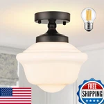 Bagood 8" Schoolhouse Fixtures Ceiling Black Lights Mi. Fixed Price $91.94.