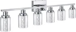 6-LIGHT Led Bathroom Vanity 5 Color Dimmable, Modern Chrome Lights. Fixed Price $480.28.