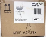 Lighting 22231 Placerville 7" Tall Wall Sconce - Black. Fixed Price $27.97.