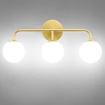 Artmoonlight Gold Bathroom Vanity Lights Mid Century Modern 3-LIGHT. Fixed Price $96.34.