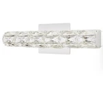Home Decorators Keighley 18 In. 1-LIGHT Chrome Led Crystal Bathroom Vanity. Fixed Price $39.99.