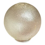 Vintage Round Globe Light Lamp Shade Glass Mcm Floral Daisy Frosted 3" Fitter. Fixed Price $33.95.
