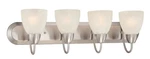 Designers Fountain 15005-4B Nickel Torino 4-LIGHT Vanity. Fixed Price $103.94.
