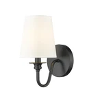 Z-lite 7509-1S Gianna 11" Tall Wall Sconce Black. Fixed Price $94.00.