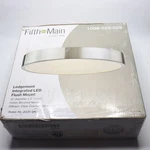 Fifth And Main Lighting Ledgemont Integrated Flush Mount Brushed 12". Fixed Price $15.57.