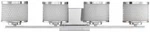 Craftmade 16629CH4 Euclid Chrome Bathroom Vanity Light Fixture Reg $359 - Save. Fixed Price $179.99.
