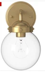 Designers Fountain Knoll Light Wall Sconce, Brushed Gold 95901-BG 2 Avail. Fixed Price $39.99.