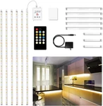 Daybetter Under Cabinet Lights, 6 Pcs Lighting With Remote. Fixed Price $14.12.