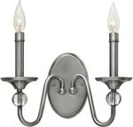 Hinkley 4952PL Traditional Two Light Wall Sconce From Eleanor Collection C.... Fixed Price $115.62.
