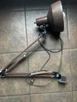 Vintage Underwriters Brown Mountable Desk Lamp Articulating Arm. Fixed Price $24.00.