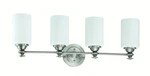 Dardyn 4-LIGHT 30" Bathroom Vanity In Brushed Polished Nickel. Fixed Price $200.70.
