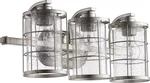Quorum International 5364-3 Steel Ellis 3-LIGHT 20"W Bathroom Vanity. Fixed Price $220.00.