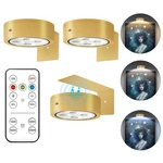 Battery Picture Light With Remote, Dimmable Led Art Display, Gold, 3 Modes. Fixed Price $23.72.