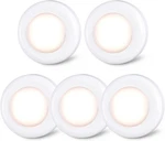 Star-spangled Push Tap Light, 2.8 Mini Night Touch Puck Lamp, Warm White. Fixed Price $14.76.
