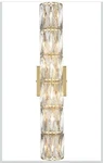 Samteen 24-INCH Crystal Wall Gold Sconces Lighting 6-LIGHT Fixture Modern. Fixed Price $99.00.