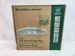 Lithonia High Bay Light 120V White 400W Integrated Led Switchable Ufo Hardwired. Fixed Price $104.50.