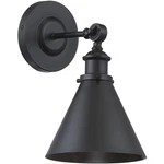Savoy House Lighting 9-0901-1-89 Glenn Swing Arm Or Wall Lamp Matte Black. Fixed Price $172.80.