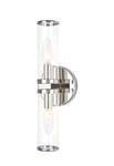 Pomitos 2-LIGHT Wall Sconce Nickel Bathroom Lights Fixture Polished Chro.... Fixed Price $10.00.