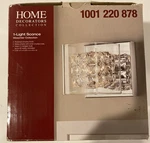 New Home Decorators Weschler 1-LIGHT Sconce Vanity 1001 220 878 Chrome Finish. Fixed Price $23.99.