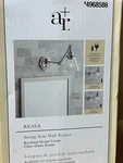 Allen + Roth Keala 6.49-IN 1-LIGHT Brushed Nickel Incandescent Wall Sconce. Fixed Price $67.99.