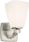Kichler 55214 Marant 10" Tall Bathroom Sconce - Nickel. Fixed Price $103.99.
